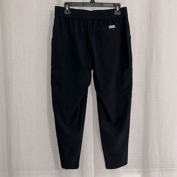 SKETCHERS MP BLACK PULL-ON INTERIOR DRAWSTRING SCRUB BOTTOM CARGO PANTS - Picture 2 of 13